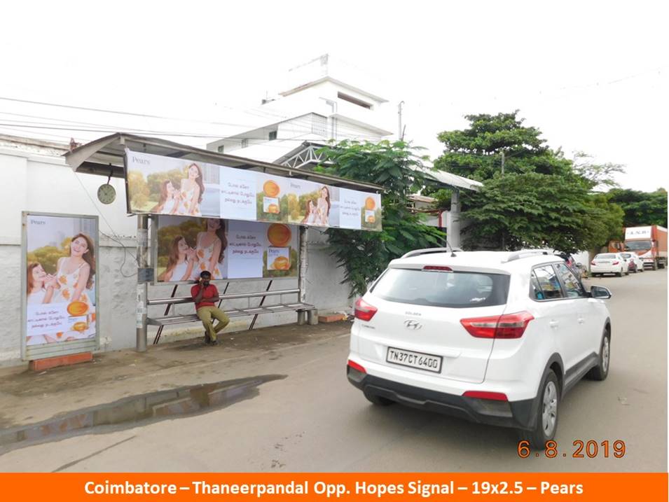 Best OOH Ad Agency in Coimbatore, Bus Shelter Hoardings Rates in Thaneerpandal Coimbatore
